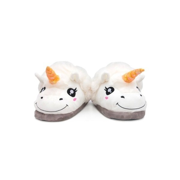 UMIPUBO Pantoufle Licorne Peluche Chaussons Animaux Souple Slipper Femme Hiver Peluche Slippers
